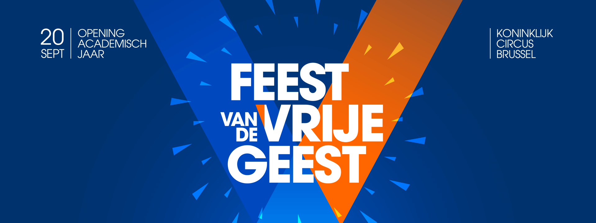 Academische opening VUB Feest van de Vrije Geest | Vrije Universiteit